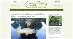 Desktop Screenshot of cornwallcoarsefishing.co.uk