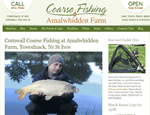 Tablet Screenshot of cornwallcoarsefishing.co.uk